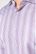 Рубашка 120PAR195-1 бело-фиолетовый