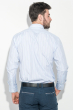 Рубашка мужская в тонкую полоску 50PD732-1 голубой