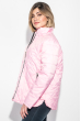 Куртка женская однотонная, на молнии 72PD193 розовый