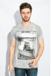 Футболка мужская мраморный цвет 414F011-5 светло-серый
