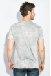 Футболка мужская мраморный цвет 414F011-5 светло-серый
