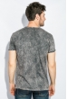 Футболка мужская мраморный цвет 414F011-5 серый