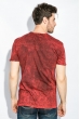 Футболка мужская мраморный цвет 414F011-5 бордо