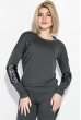 Костюм женский  с пайетками на рукаве 78PD5070 графит