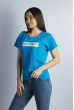Футболка женская голубая 85F591-11 голубой