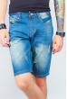 Шорты мужские джинсовые рваные с потертостями 545K001 синий