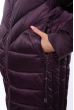 Куртка женская на молнии 120PSKL1921 баклажан