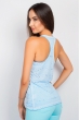 Майка женская пастельные оттенки 305MV033 голубой варенка