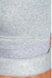 Костюм спортивный женский, на флисе 120PM031 светло-серый / серый