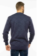 Пуловер однотонный 85F225 сизый