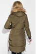 Куртка женская зимняя, длинная 677K005 хаки Куртка женская зимняя, длинная 677K005 хаки
