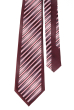Галстук мужской фактурная полоска 50PA0013-4 бордо-розовый