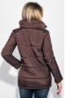 Куртка женская однотонная, с воротником-стойка 72PD205 шоколадный