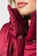 Куртка женская однотонная, с воротником-стойка 72PD205 вишневый