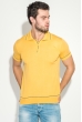 Поло мужское однотонное 50P305 горчичный