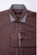 Рубашка 120PAR306 junior коричневый