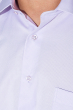 Рубашка мужская в мелкую полоску 50PD3092 сиреневый
