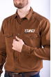 Рубашка 644F024 коричневый