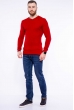 Джемпер однотонный 606F001 красный
