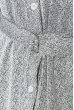 Платье (полубатал) на пуговицах с поясом  64PD290-5 черно-серый