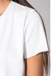 Футболка женская с необработанными краями 471F003-1 белый Футболка женская с необработанными краями 471F003-1 белый