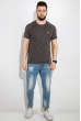 Футболка 516F028-2 серый меланж