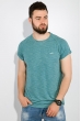 Футболка 516F028-2 бирюзовый меланж