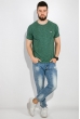Футболка 516F028-2 зеленый меланж