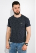 Футболка 516F028-2 темно-синий меланж