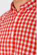 Рубашка 511F019 красно-белый