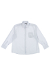 Рубашка мужская (батал) классический воротник, светлая 50PD21447-2 серо-белый
