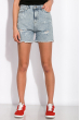 Женские джинсовые шорты 120PEL046-3 светлый варенка