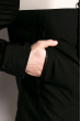 Стильная демисезонная куртка 120PCHB002 черный / светло-песочный