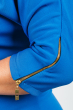 Платье женское элегантное 37P002 сине-золотистый