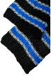Комплект детский (для мальчика) шапка и шарф с нашивкой номера 65PB15-032 junior черно-синий