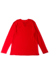 Пуловер мужской (батал) текстовый принт на груди 50PD7098 красный