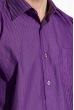 Рубашка классическая 11P1238 фиолетовый