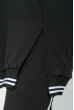 Костюм женский спортивный (батал) свободного покроя, с капюшоном74PD369 черный