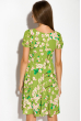 Платье женское в цветочек 964K021 зеленый