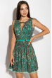 Платье женское с свободной юбкой 964K029 мятно-зеленый