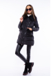 Теплая женская курткас пайетками 120PSKL5068 черный