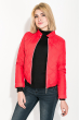 Куртка женская, стеганая с воротником стойка 80PD1312 красный