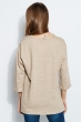 Джемпер свободный крой 953K002 песочный