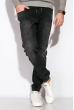 Потертые джинсы с манжетом 120PFANG8162 темно-серый