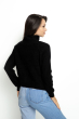 Кофта женская на молнии 777A006 черный