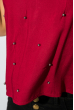 Блуза женская со спущенными плечами 266F011 марсала
