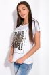 Стильная женская футболка 120PKL048-1 белый