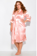 Комплект женский (халат и сорочка) 124P009-2 розовый