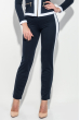 Костюм женский (брюки, пиджак) приталенный 69PD952 темно-синий - белый