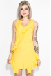 Платье женское с рюшами 74PD144 желтый